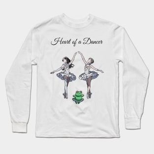 Heart of A Danger - Frog Ballerina Long Sleeve T-Shirt